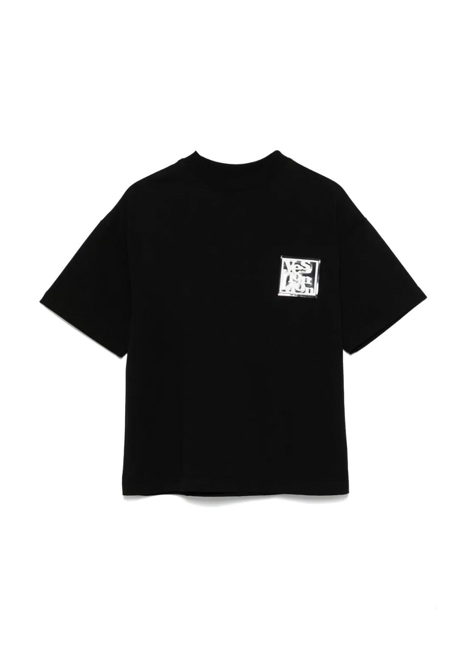 Yes London T-shirt Nera con Logo per Bambini