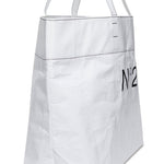 N°21 Kids Borsa Shopper con Logo Bianca