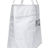N°21 Kids Borsa Shopper con Logo Bianca