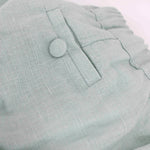 Deolinda Completo Bianco/Verde Acqua per Neonati (dettaglio)