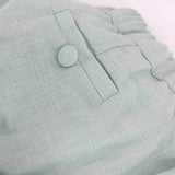 Deolinda Completo Bianco/Verde Acqua per Neonati (dettaglio)
