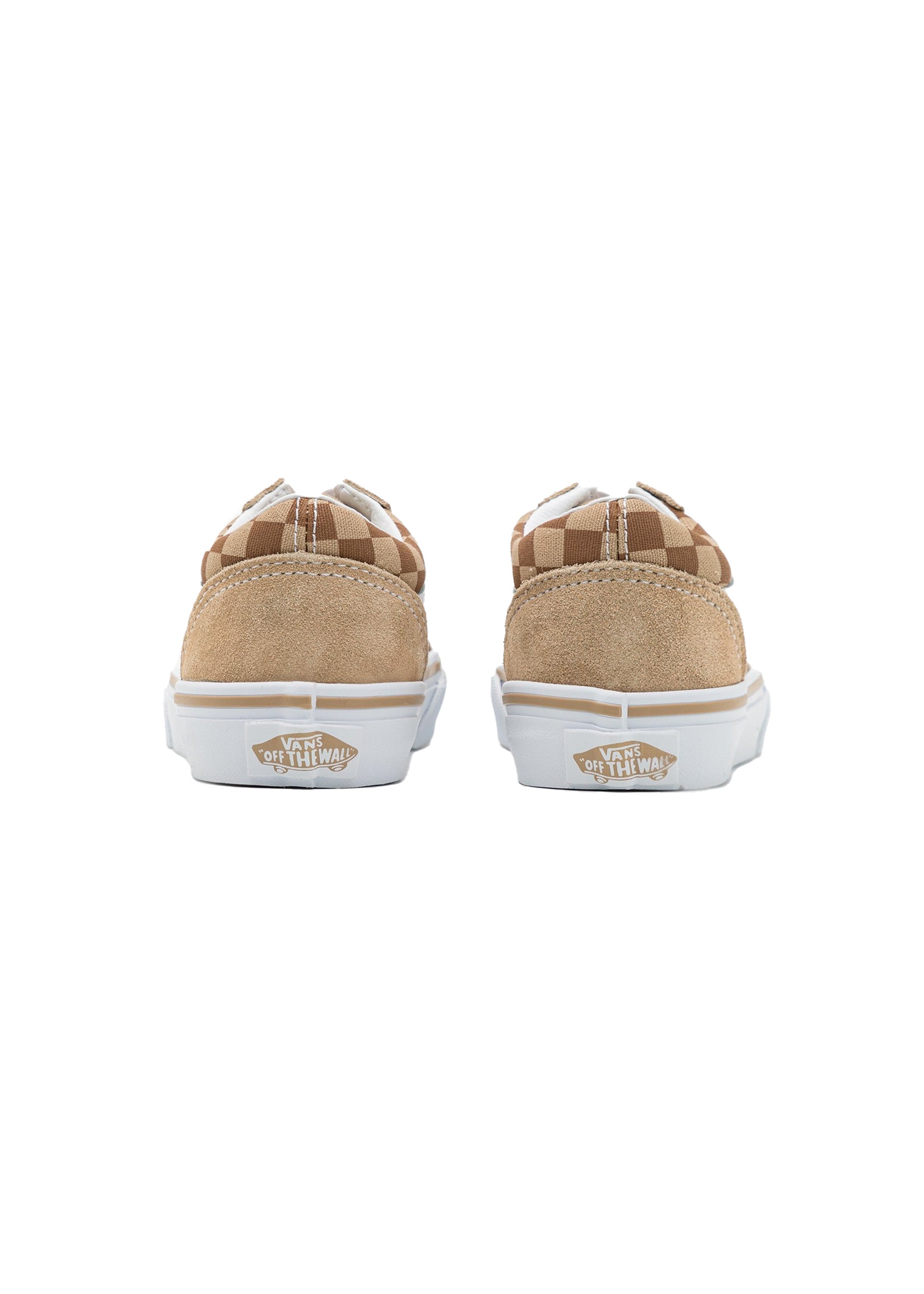 Vans Kids Old Skool Low Marroni per Bambini (dettaglio)