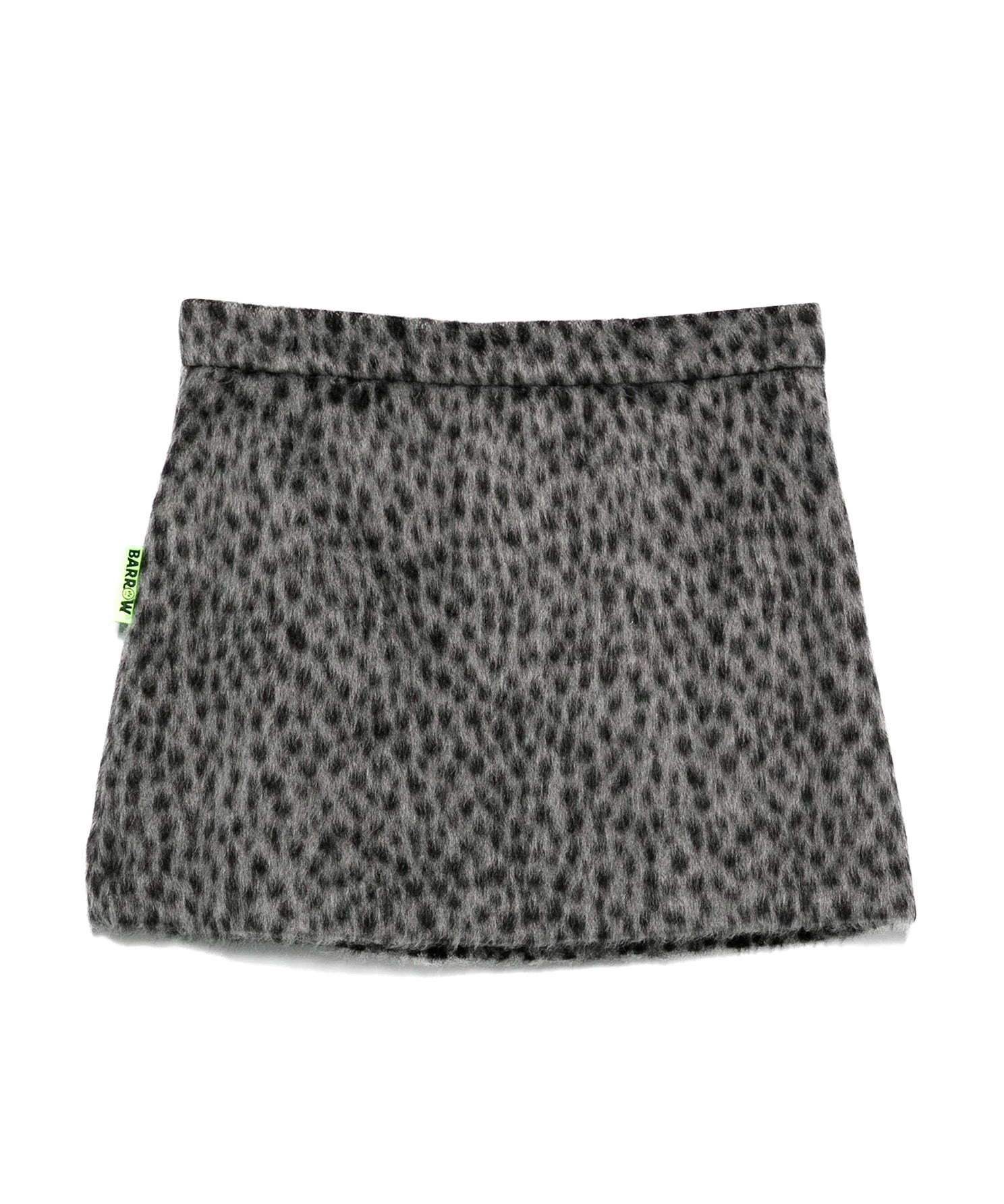 Barrow Kids Gonna Grigia Maculato con Bottone Logo a Contrasto per Bambine