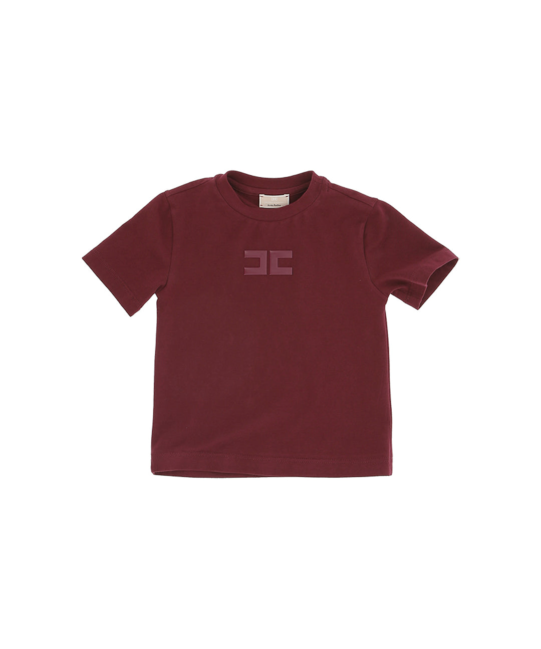 Elisabetta Franchi La Mia Bambina T-shirt Cherry con Ricamo Logo per Neonate