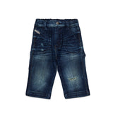 Diesel Kids Jeans Relaxed Fit Denim Scuro D-Bart-B per Neonati