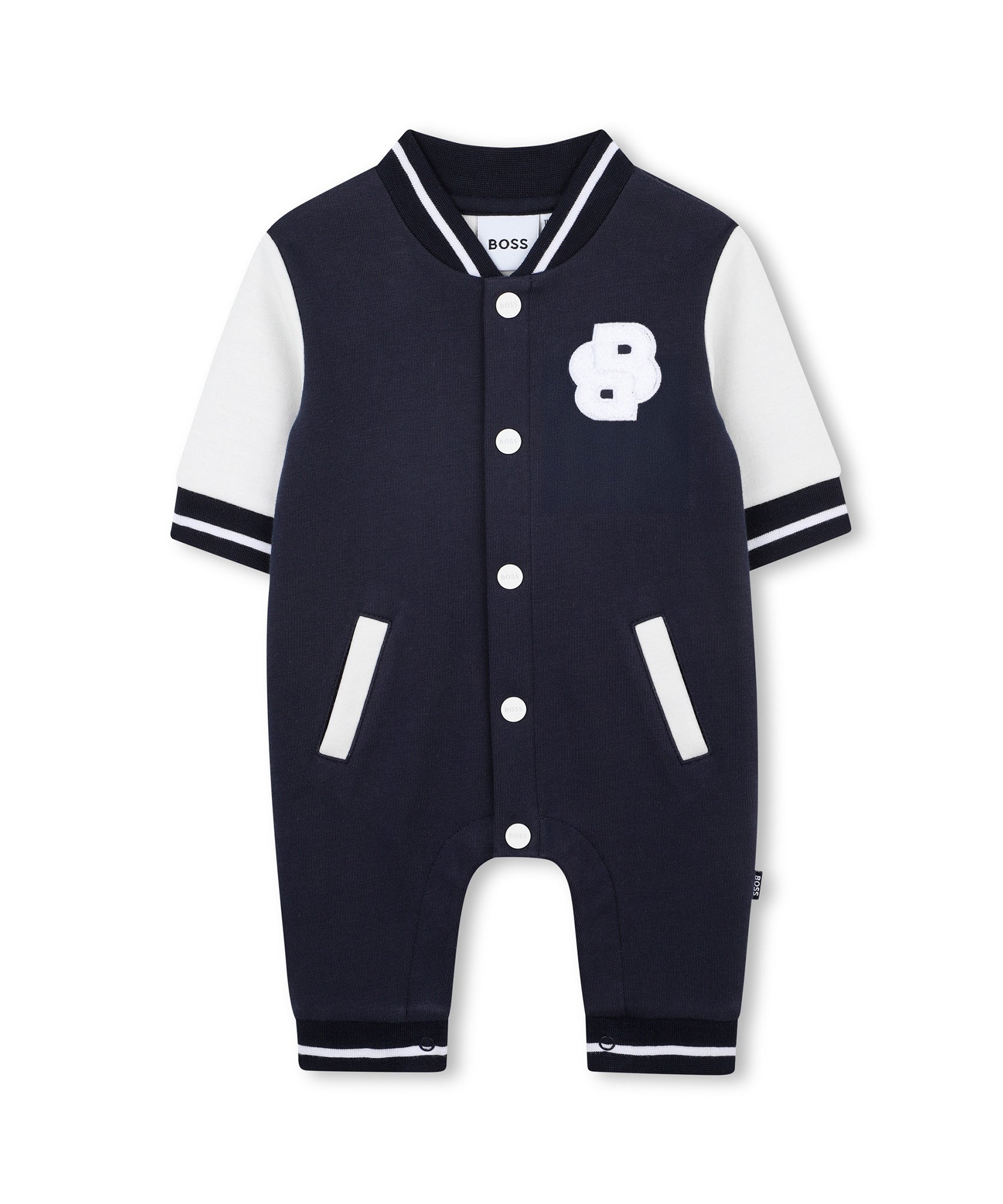 Boss Kids Tutina Navy Pagliaccetto per  Neonati