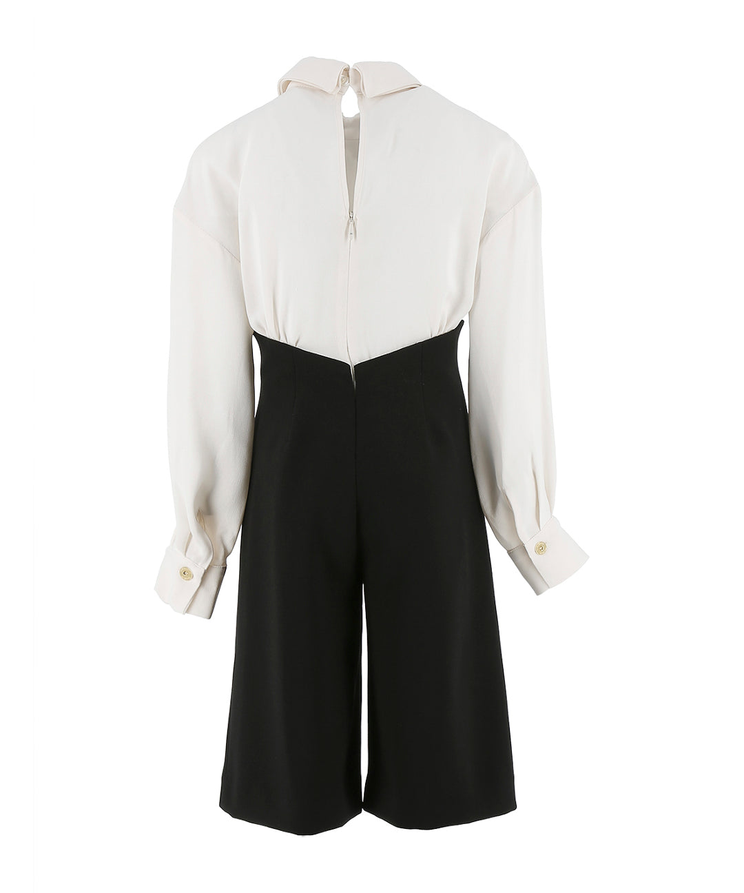 Elisabetta Franchi La Mia Bambina Camicia Panna con Pantaloni Neri e Cravatta per Bambine