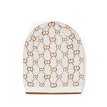 Twinset Kids Capello Milk con Motivo Multi Logo per Bambine