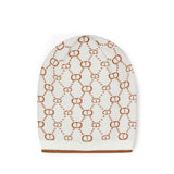 Twinset Kids Capello Milk con Motivo Multi Logo per Bambine