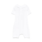 Moschino Kids Tutina Bianca con Stampa Toy per Neonati