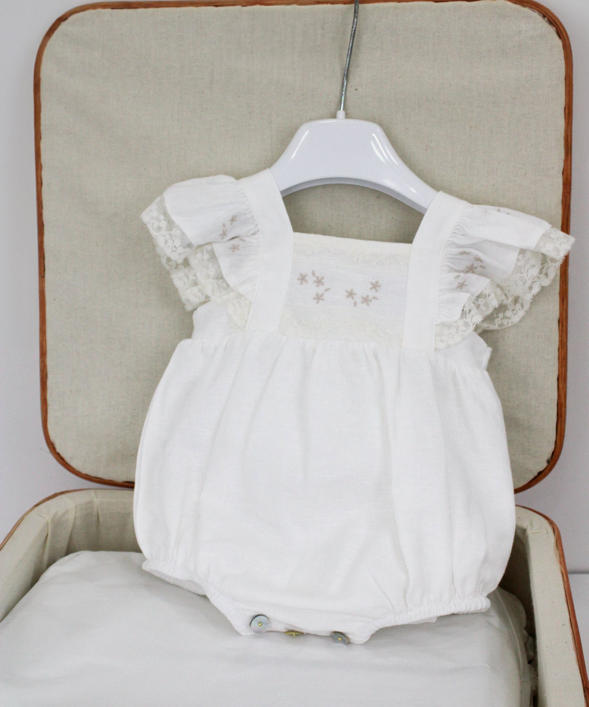 Deolinda Pagliaccetto Panna/Beige per Neonate