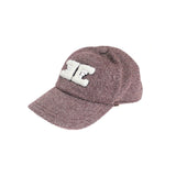 Elisabetta Franchi My Little Girl Plum Hat with Logo for Girls