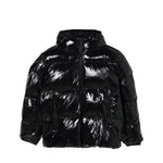 Dsquared2 Kids Giubbino Puffer Nero con Cappuccio per Bambini