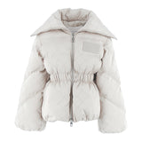 Elisabetta Franchi La Mia Bambina Piumino Bianco Avvitato per Bambine