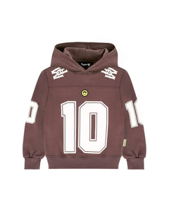 Barrow Kids Felpa Sportiva con Cappuccio Marrone Unisex  per Bambini