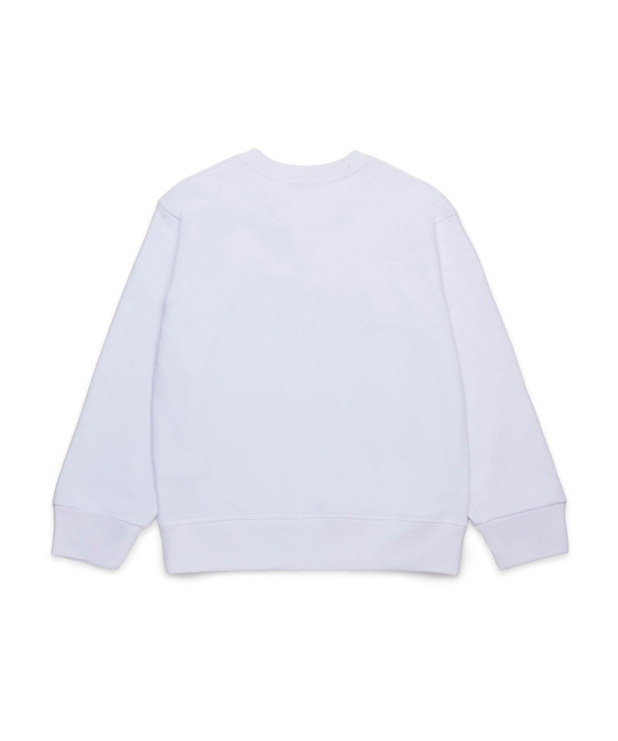 Dsquared2 Kids Felpa Girocollo Bianca con Stampa per Bambini