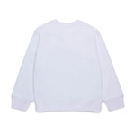 Dsquared2 Kids Felpa Girocollo Bianca con Stampa per Bambini