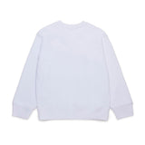 Dsquared2 Kids Felpa Girocollo Bianca con Stampa per Bambini