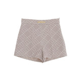 Elisabetta Franchi La Mia Bambina Shorts Sunrise con Logo Geometrico per Bambine