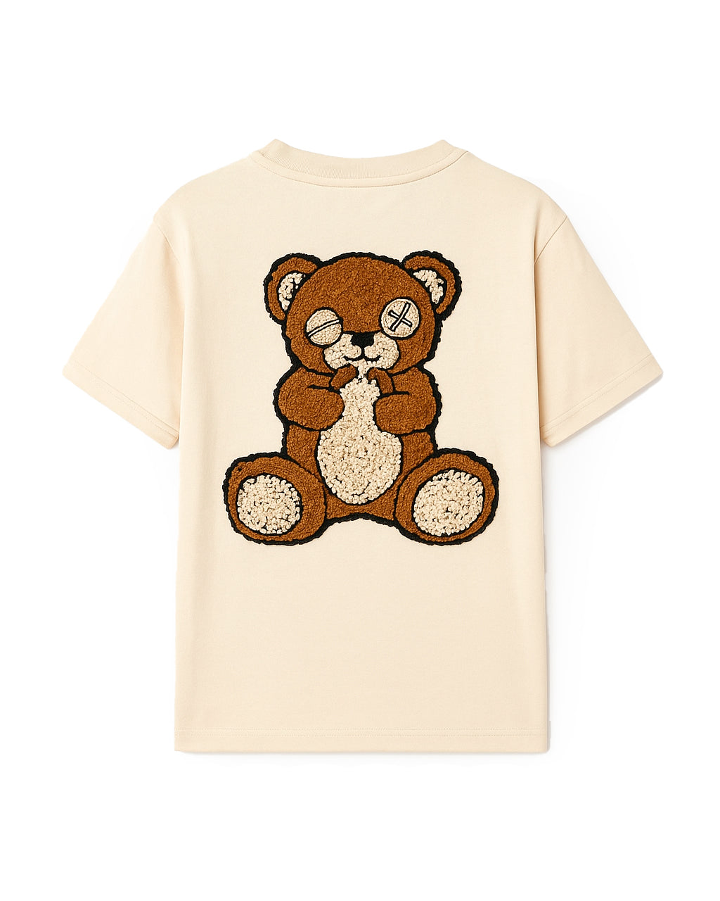Barrow Kids T-Shirt Bear With Me Crema per Bambine