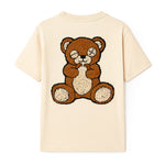 Barrow Kids T-Shirt Bear With Me Crema per Bambine
