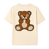 Barrow Kids T-Shirt Bear With Me Crema per Bambine
