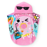 Tuc Tuc Telo Mare Stampa Donut Rosa per Neonate