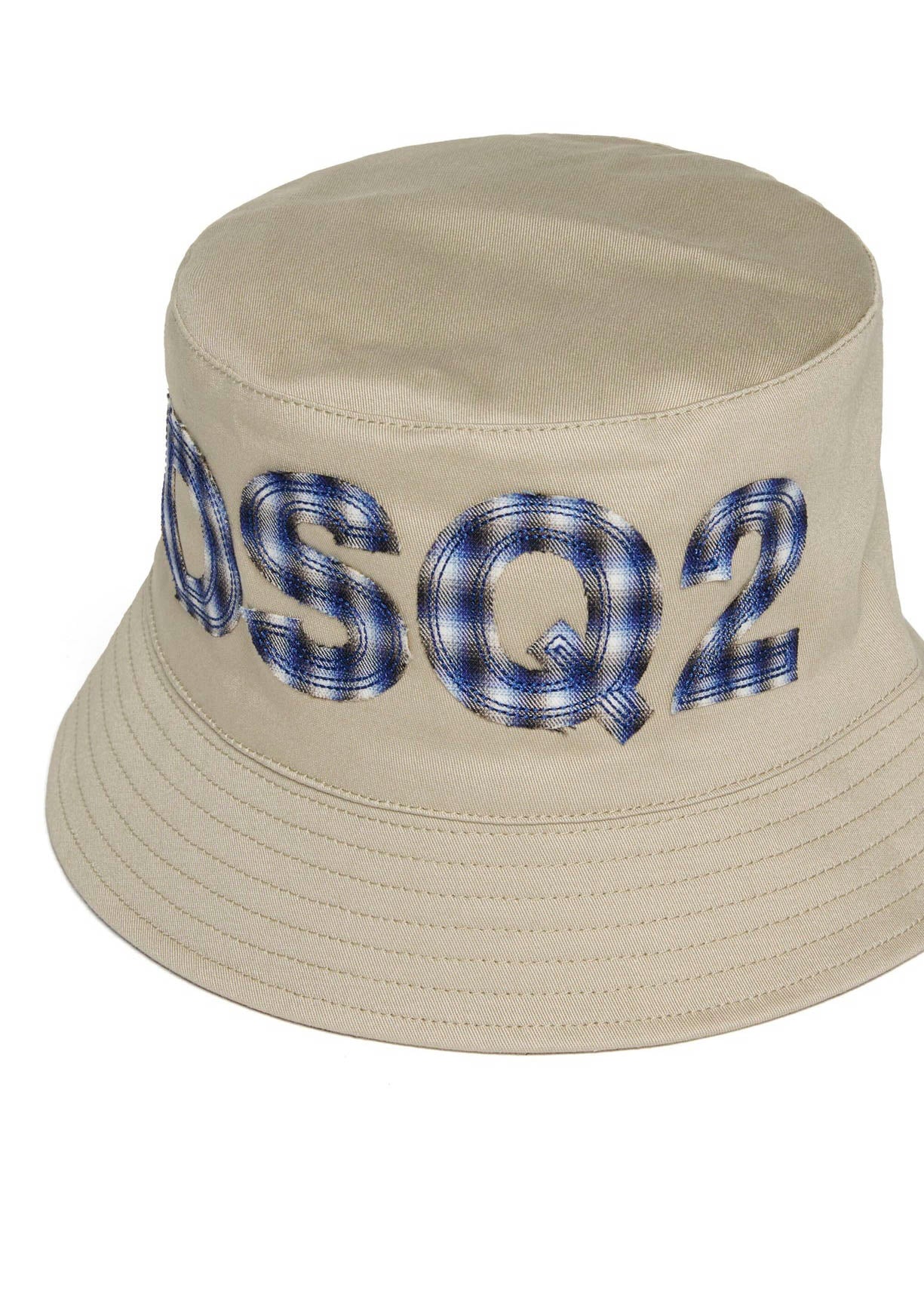 Dsquared2 Kids Cappello Bucket Beige con Logo