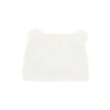 Moschino Kids Cappello Panna con Teddy Ears con Logo per Neonati