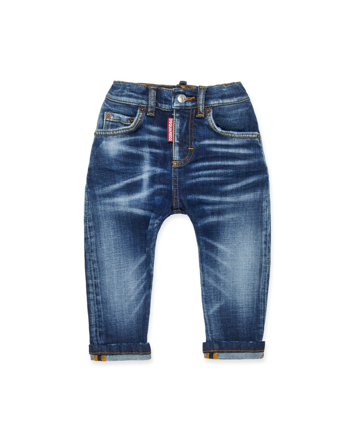 Dsquared Kids Denim Scuro per Neonati