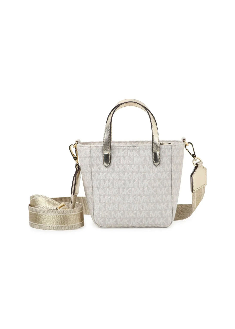 Michael Kors Kids Borsa Crema a Tracolla Monogram per Bambine