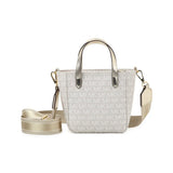 Michael Kors Kids Borsa Crema a Tracolla Monogram per Bambine