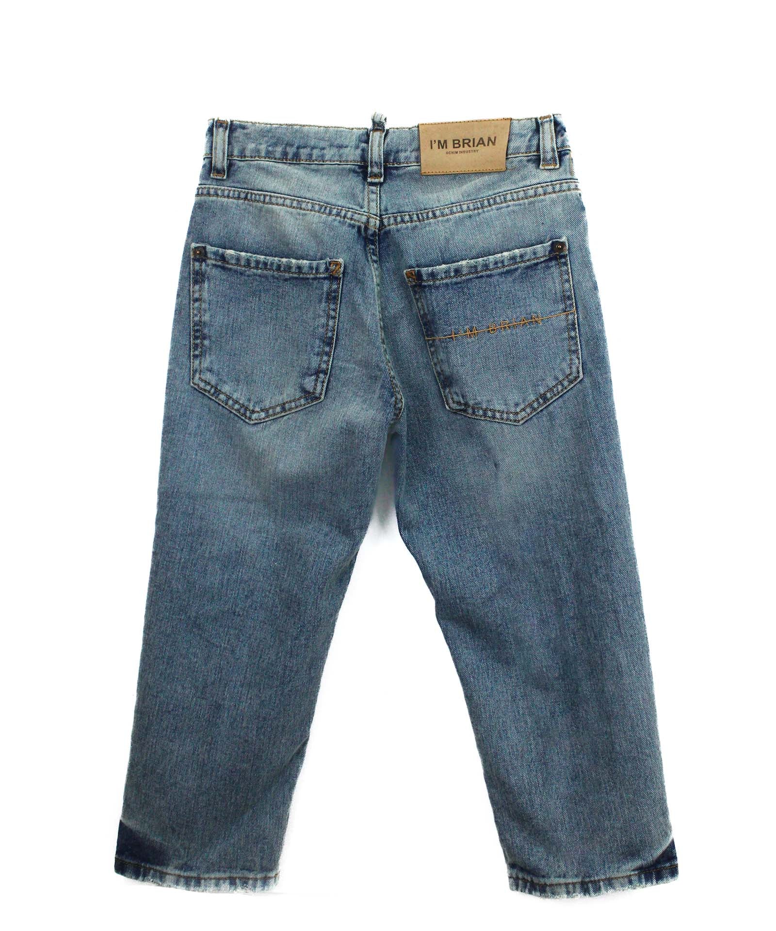 I'm Brian Jeans Denim Straight Fit per Bambini