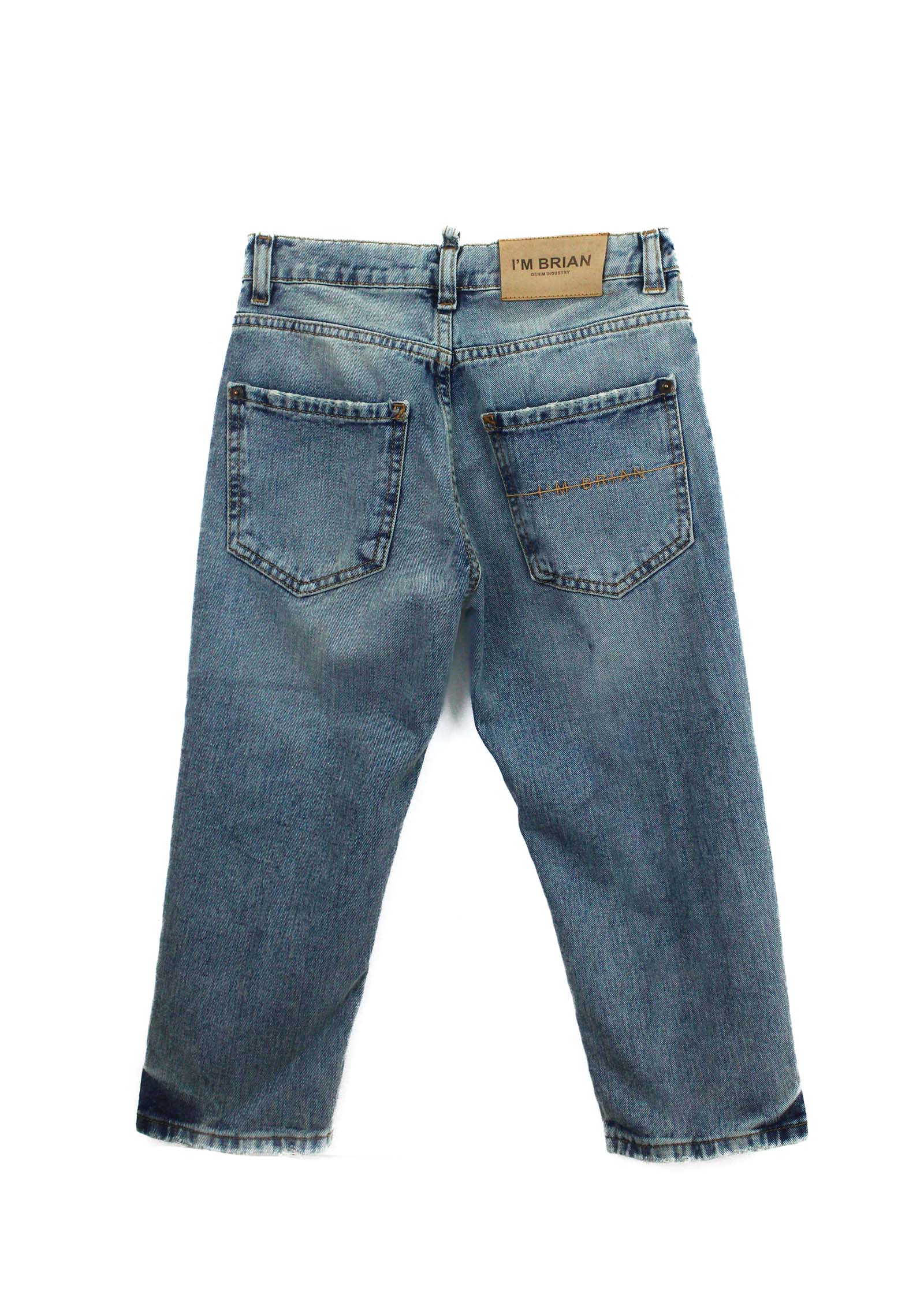 I'm Brian Jeans Denim Straight Fit per Bambini