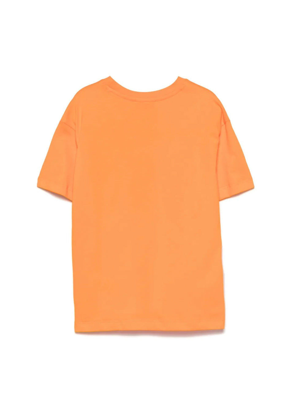 MSGM Kids T-shirt Arancione con Stampa Graffiti per Bambini retro