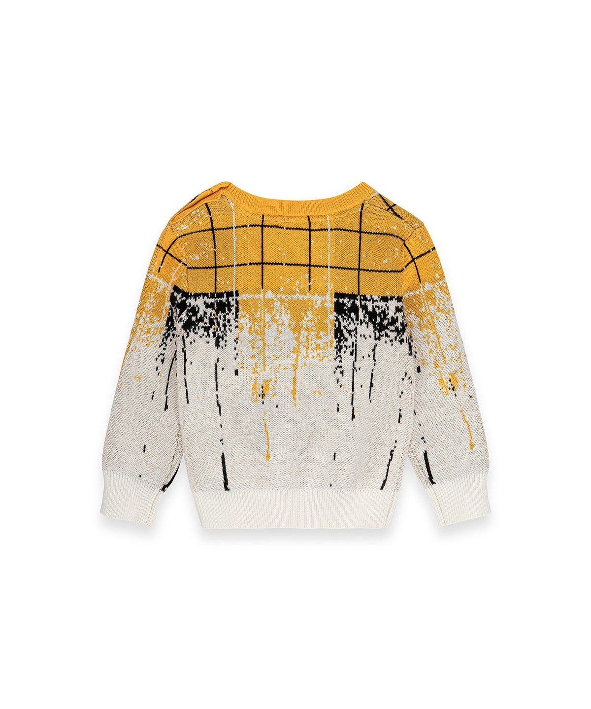 Iceberg Kids Maglione Girocollo Bicolore per Neonati