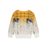 Iceberg Kids Maglione Girocollo Bicolore per Neonati