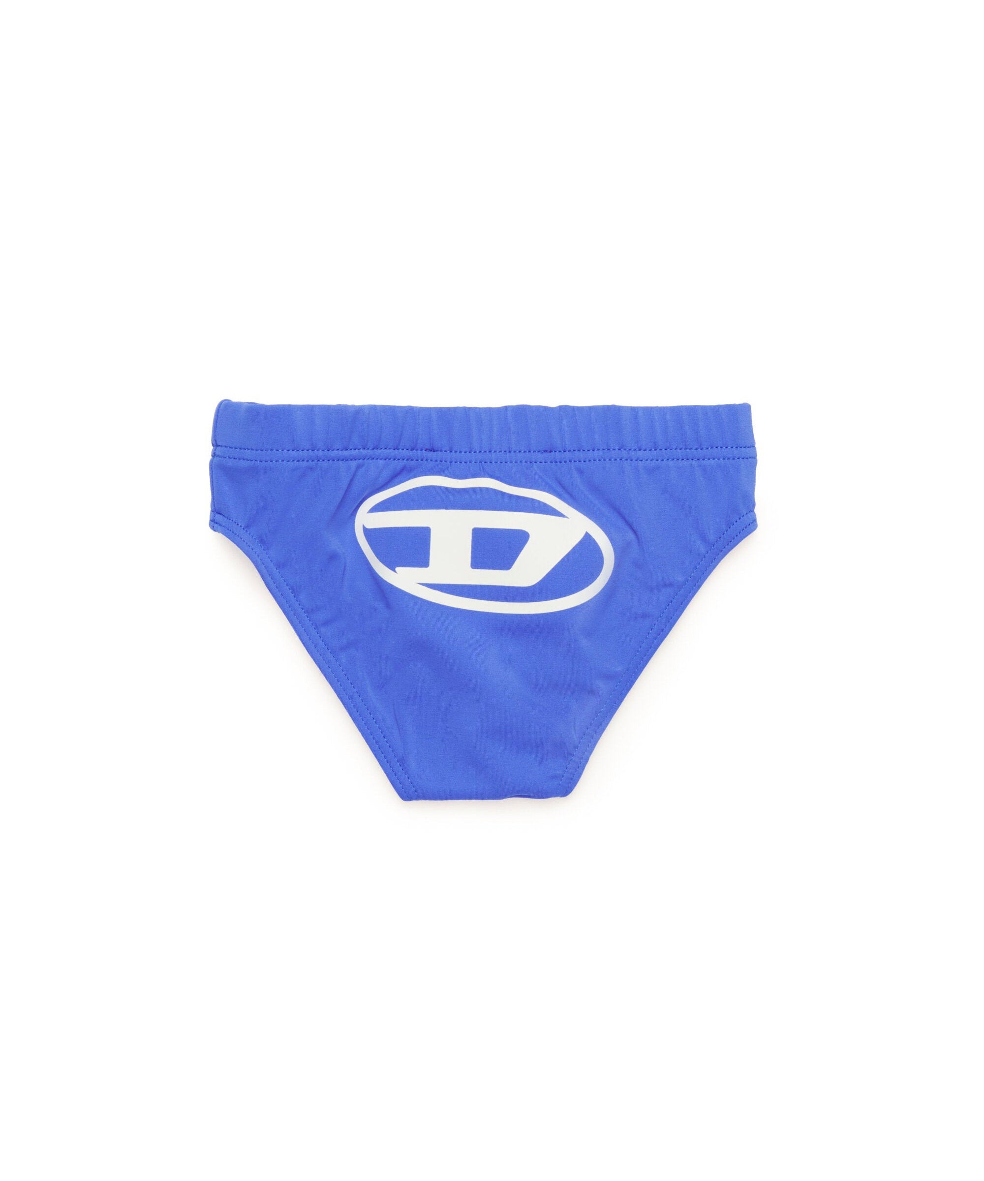Diesel Kids Costume Slip Blu con Oval D per Neonati