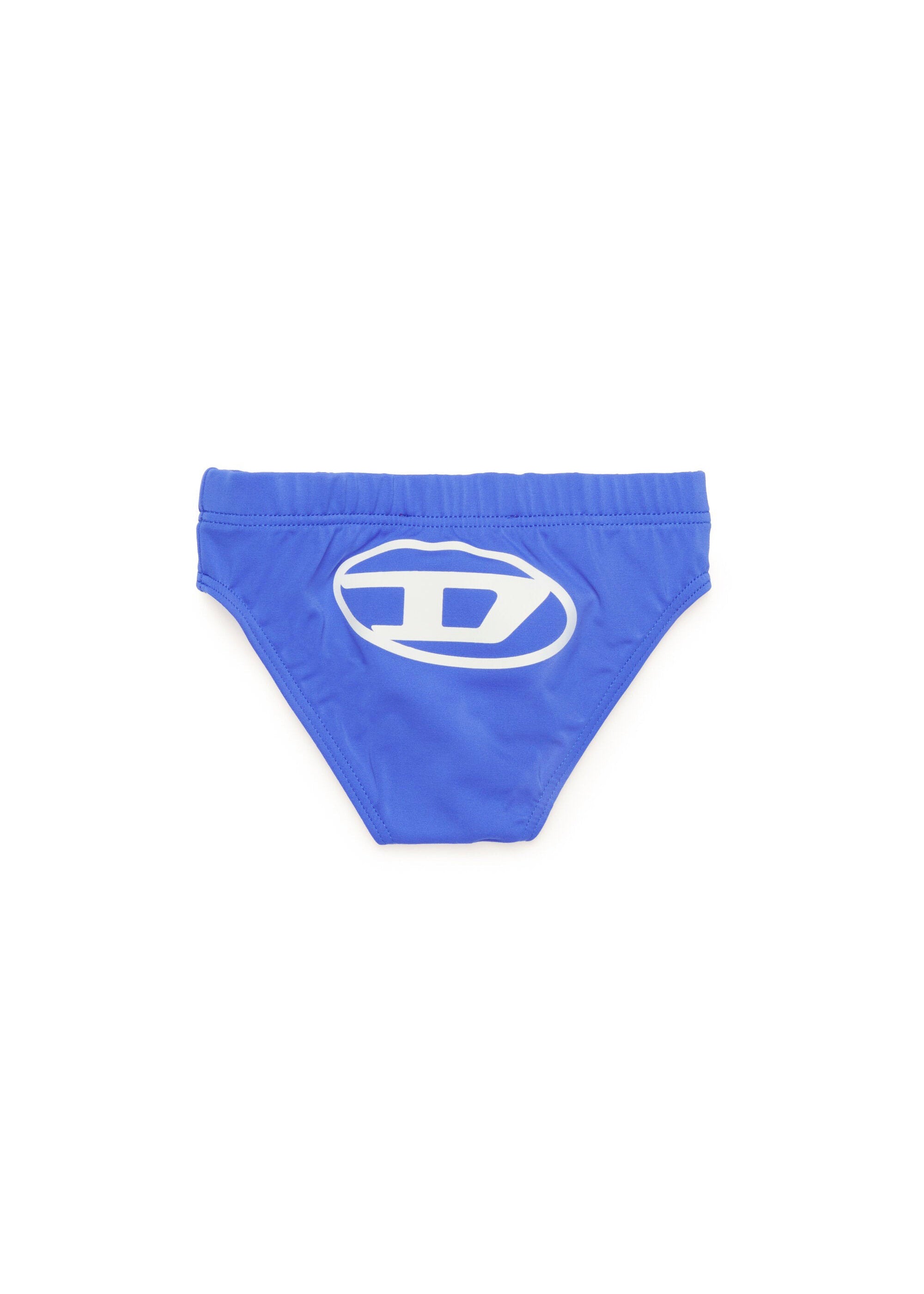 Diesel Kids Costume Slip Blu con Oval D per Neonati