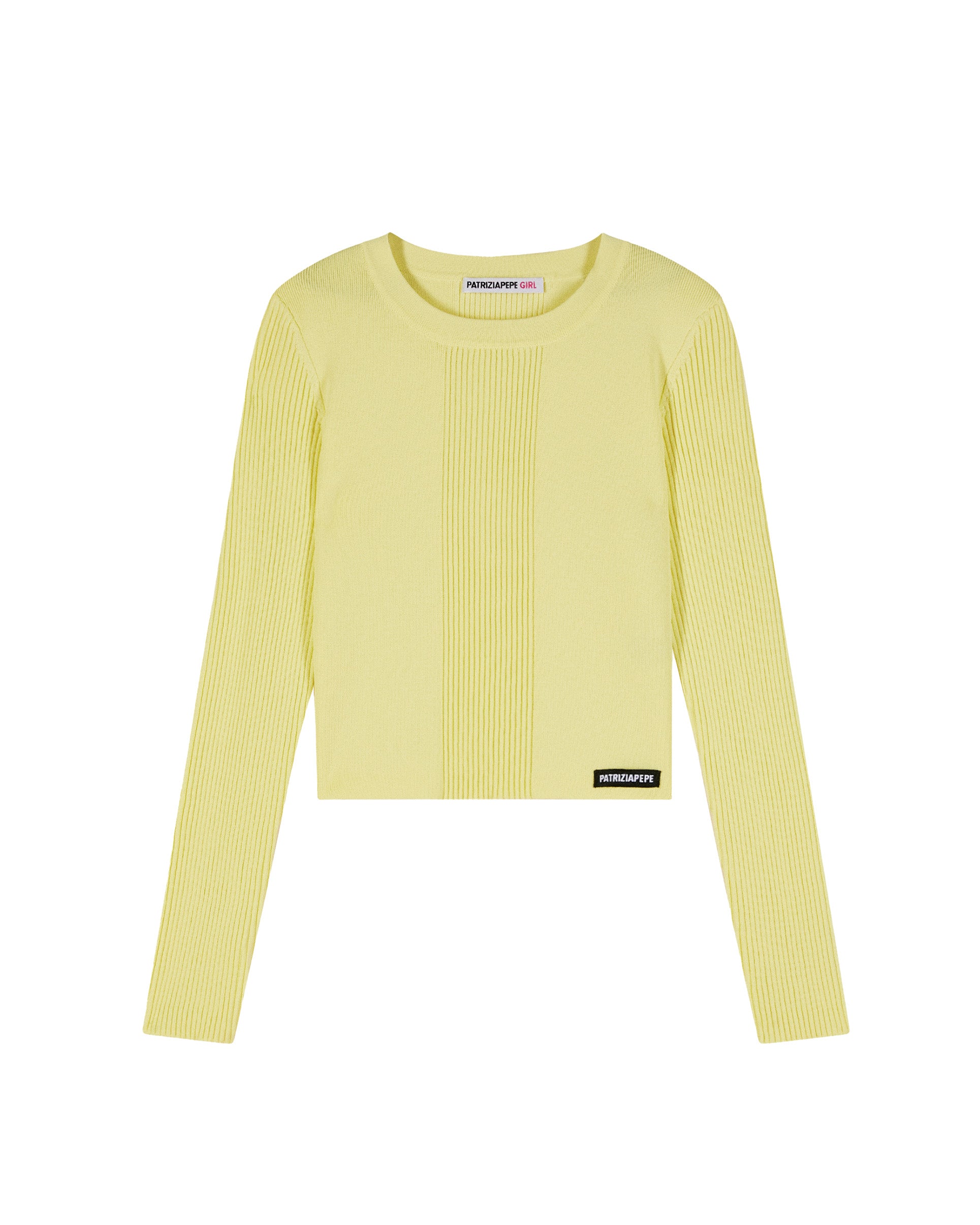 Patrizia Pepe Kids Maglia Girocollo Maniche Lunghe  per Bambine