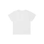 Diesel Kids T-shirt Bianca con Oval D per Neonati (retro)