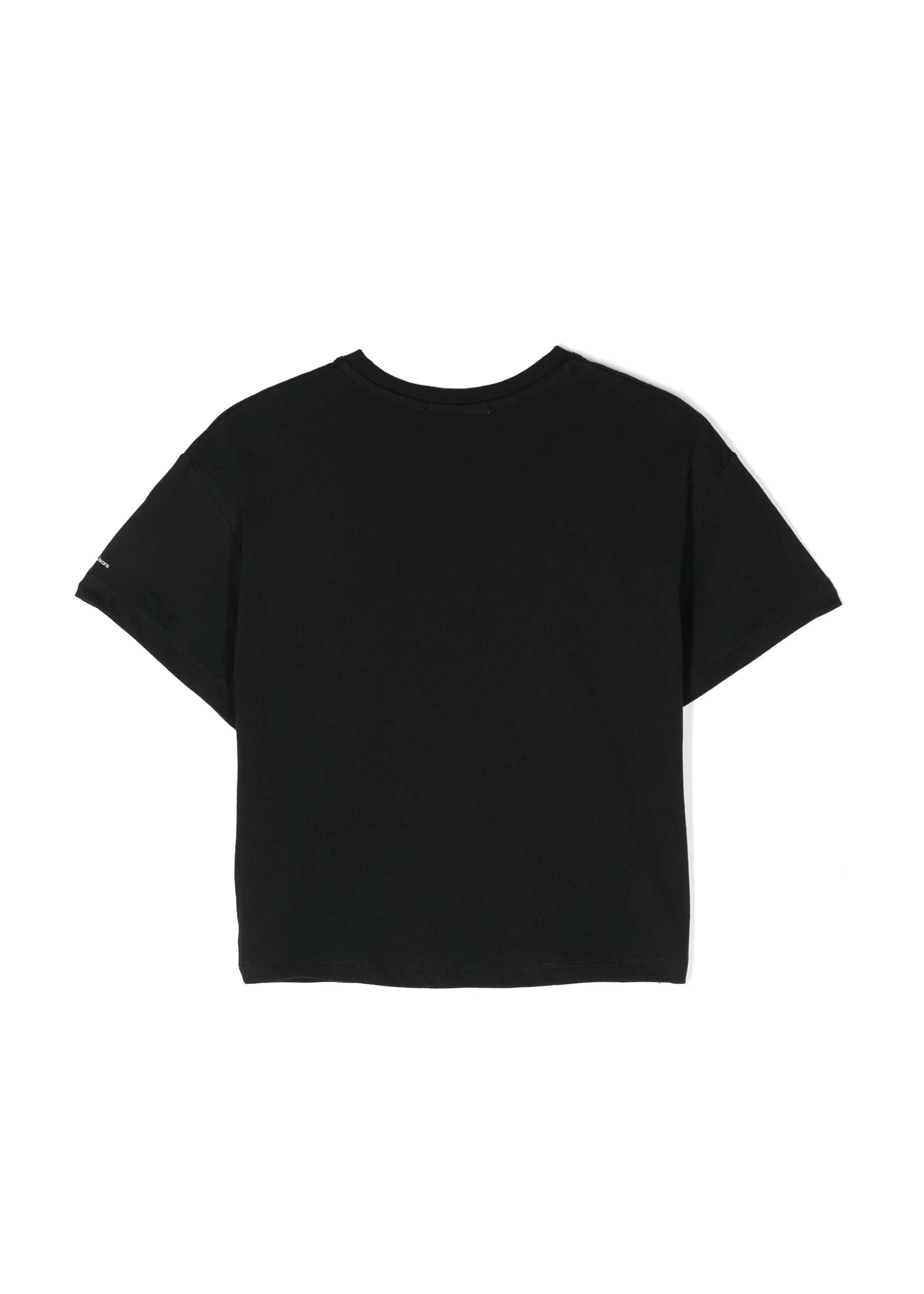Calvin Klein Kids T-shirt Nera con Micro Logo per Bambini