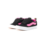 Vans Kids Knu Skool Black/Fuchsia for Girls