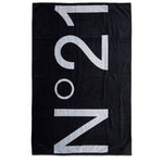 N°21 Kids Telo Mare con Logo Nero
