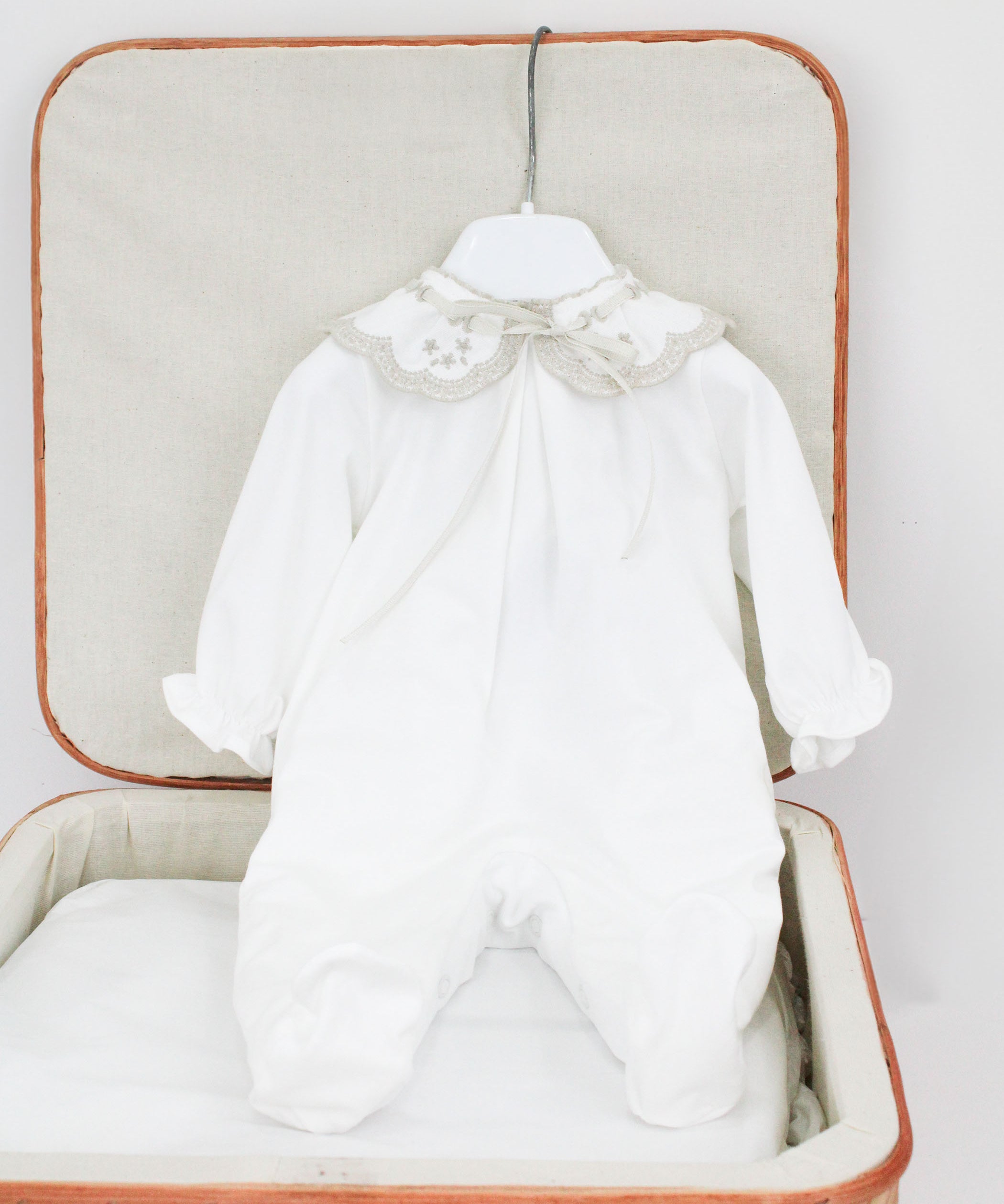 Deolinda Tutina Panna/Beige per Neonate