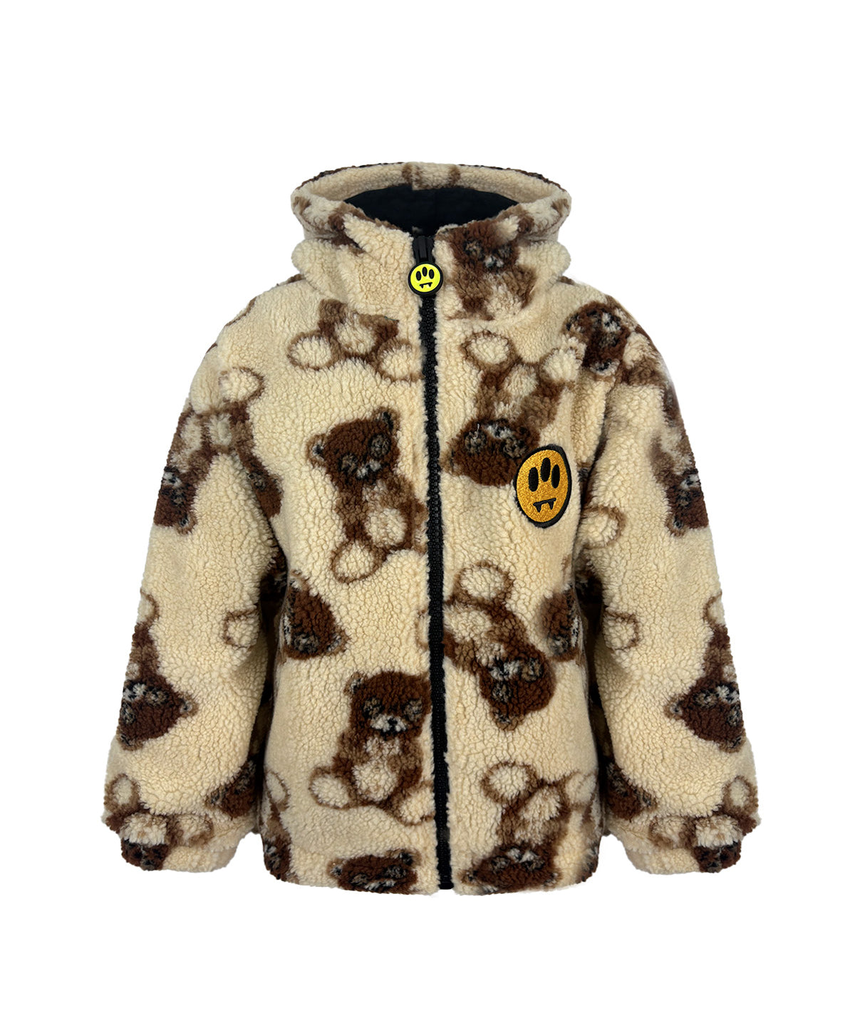 Barrow Kids Giacca Teddy Unisex con Cappuccio e Zip per Bambini