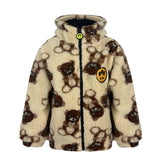 Barrow Kids Giacca Teddy Unisex con Cappuccio e Zip per Bambini