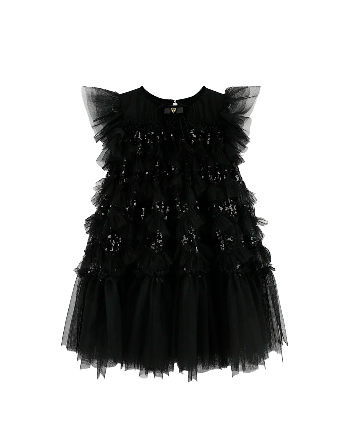 Angel's Face Kids Abito in Tulle Nero per Bambine