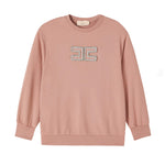 Elisabetta Franchi Felpa Sunrise con Logo per Bambina