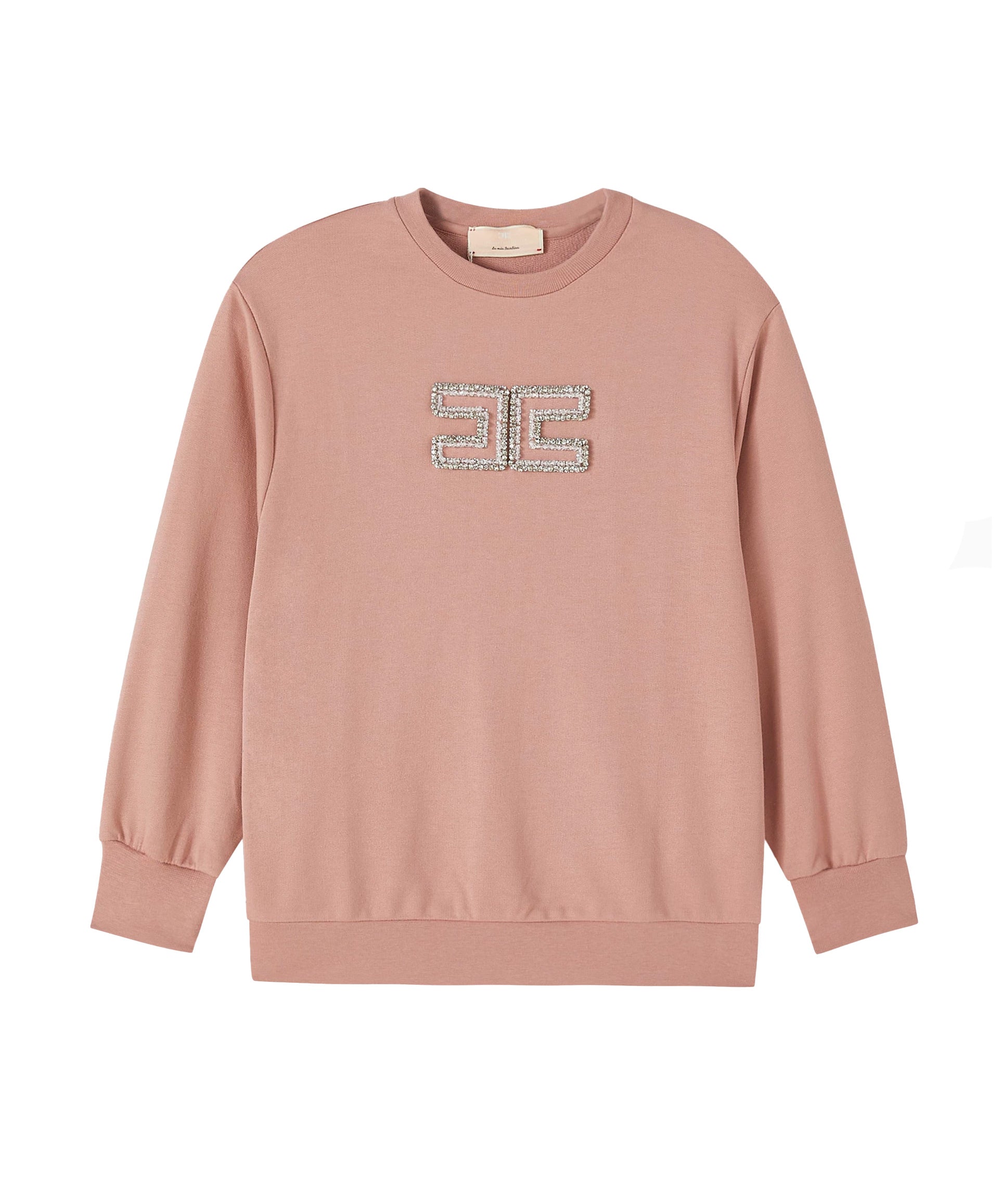 Elisabetta Franchi Felpa Sunrise con Logo per Bambina